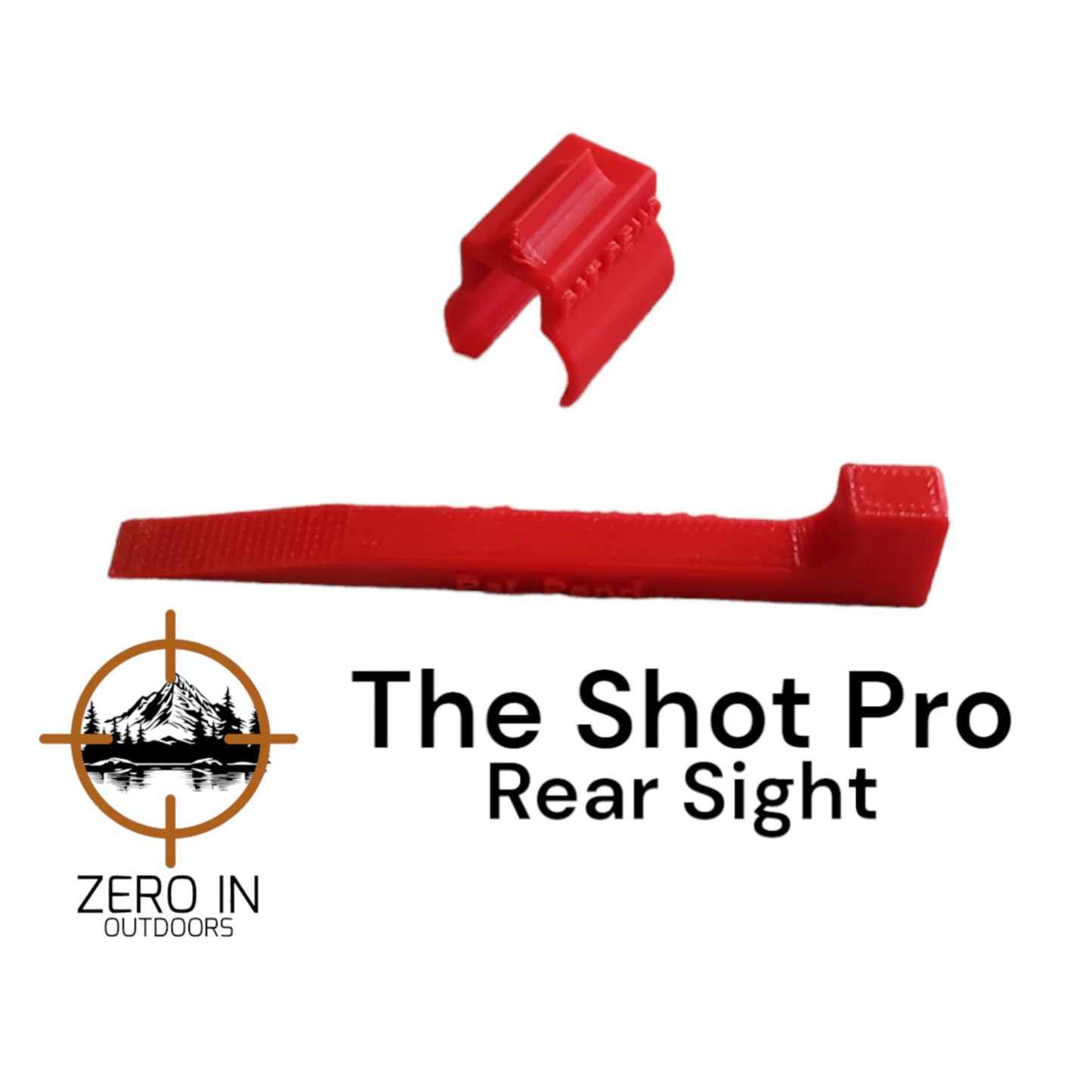 The Shot Pro Rear Sight - Vented Rib Model