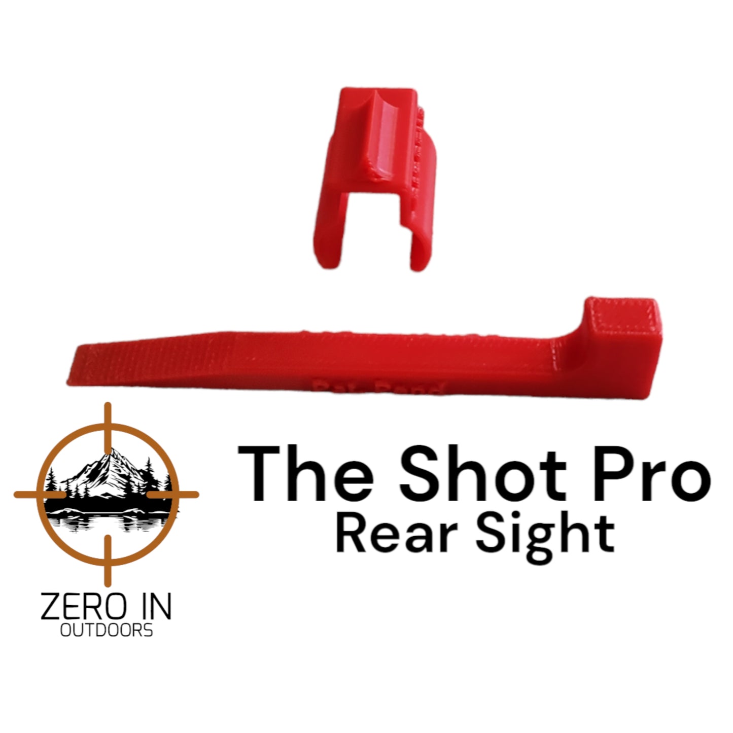The Shot Pro Rear Sight - Vented Rib Model